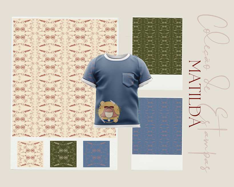 Meu projeto do curso: Coleção de estampas Matilda 5