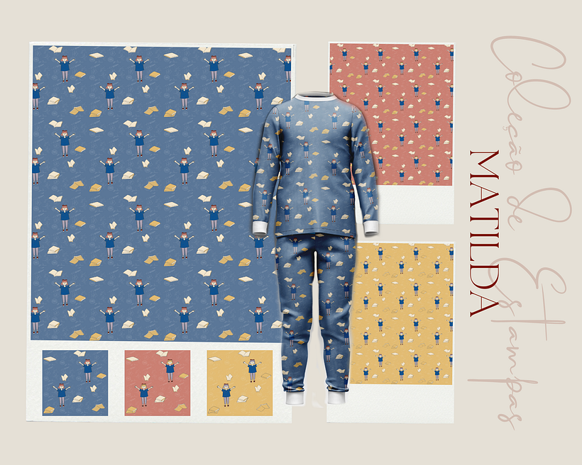 Meu projeto do curso: Coleção de estampas Matilda 3