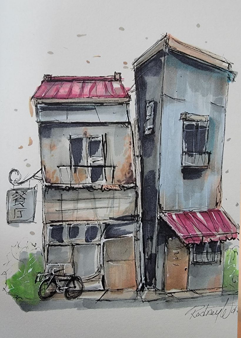 My project for course: Expressive Architectural Sketching with Colored Markers 2