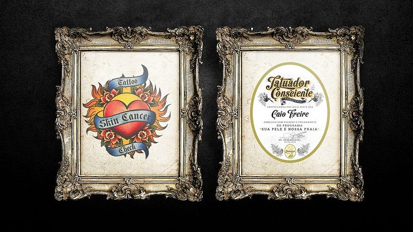 Tattoo Skin Cancer Check - Advertising