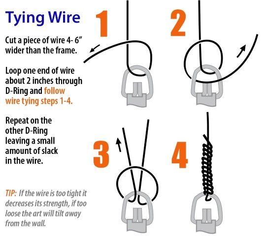 How to tie a wire?