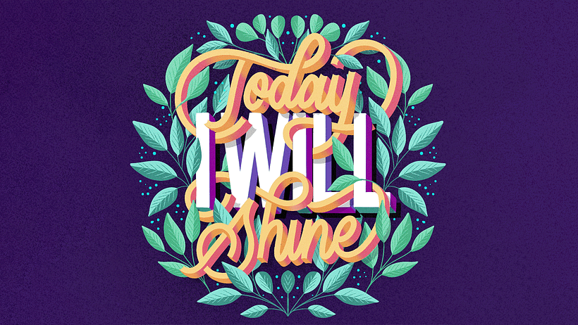 Create lettering compositions in Procreate with the help of an expert designer.