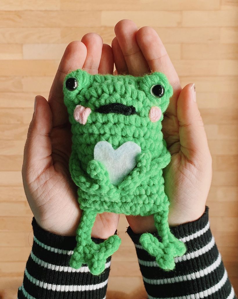 he hecho un montón de cosas pero estas son mis favoritas, ¡amo las ranas!