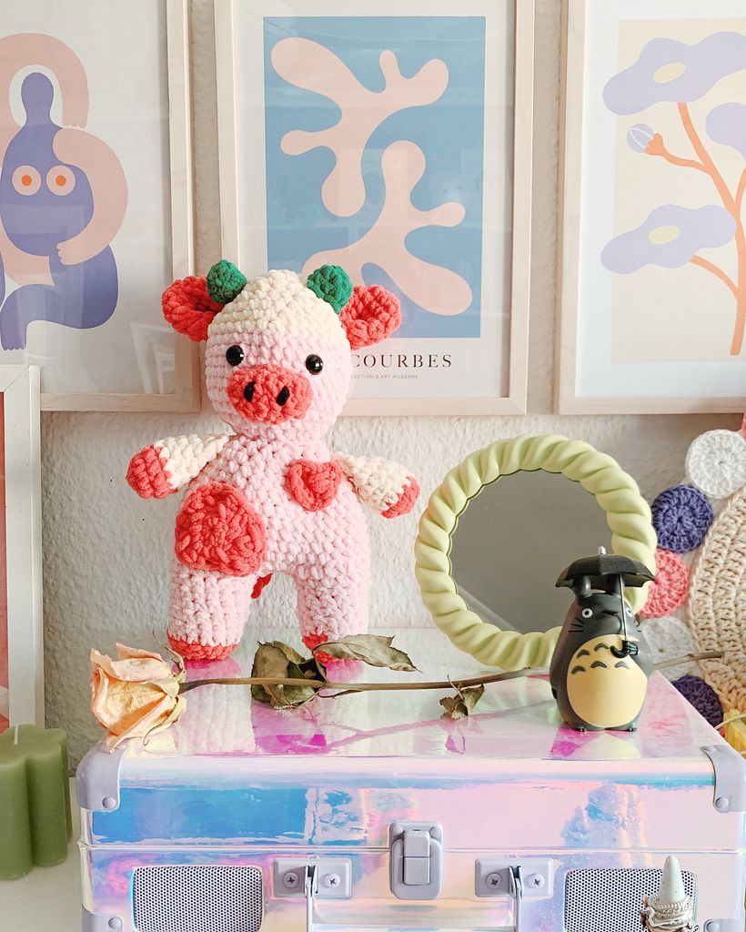 esta vaquita de fresa :)