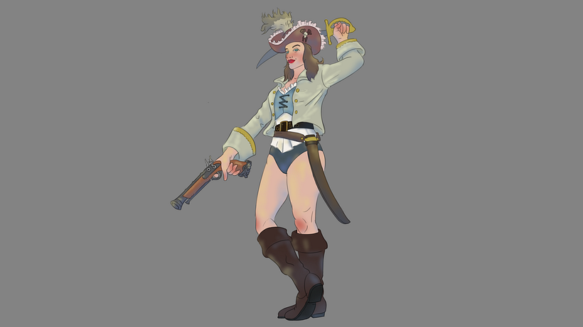 Flat colours