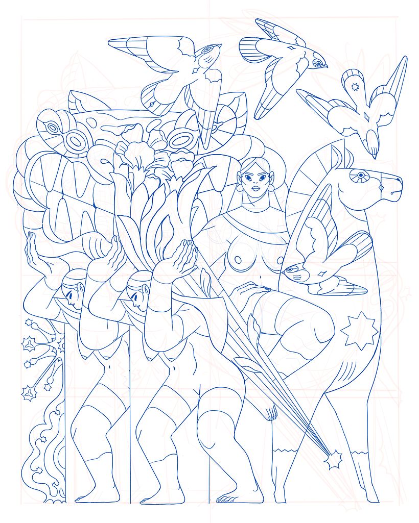 Dibujo con el que trabajé