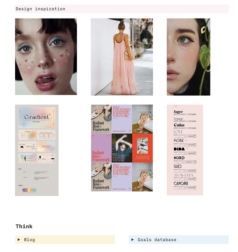 Paloma's Profile Page on Notion 3