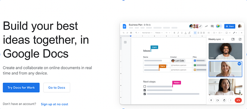 Your header should communicate quickly and simply.
