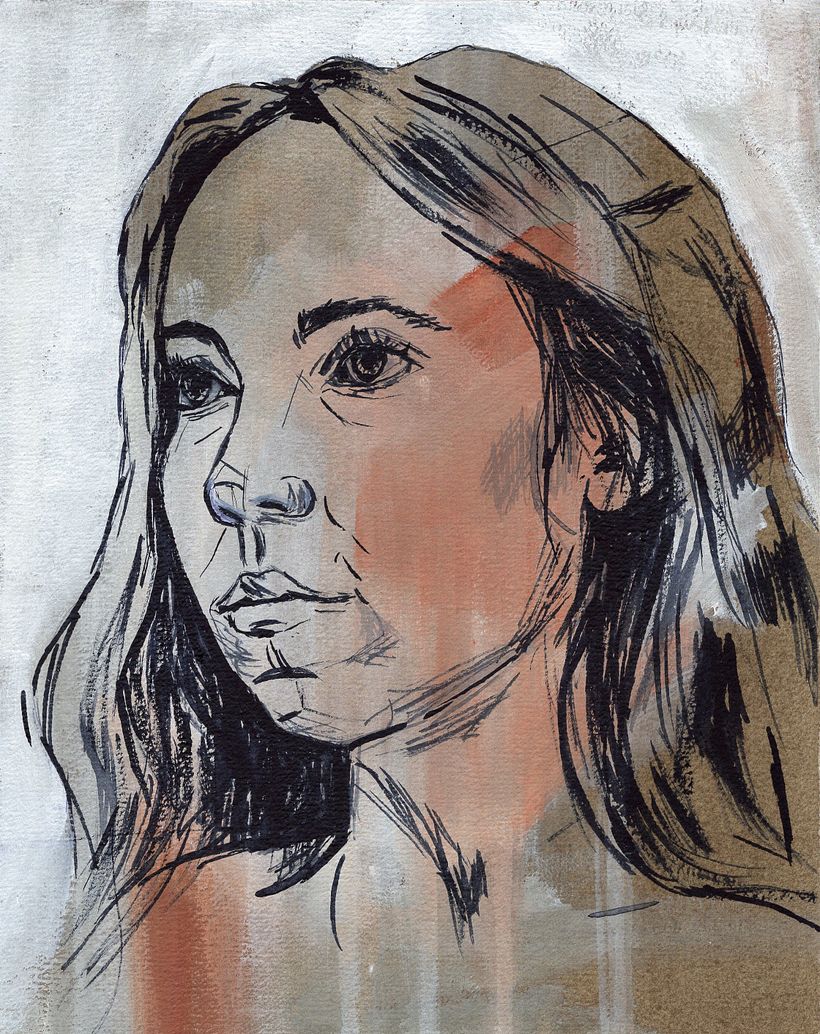 Técnica mixta sobre papel