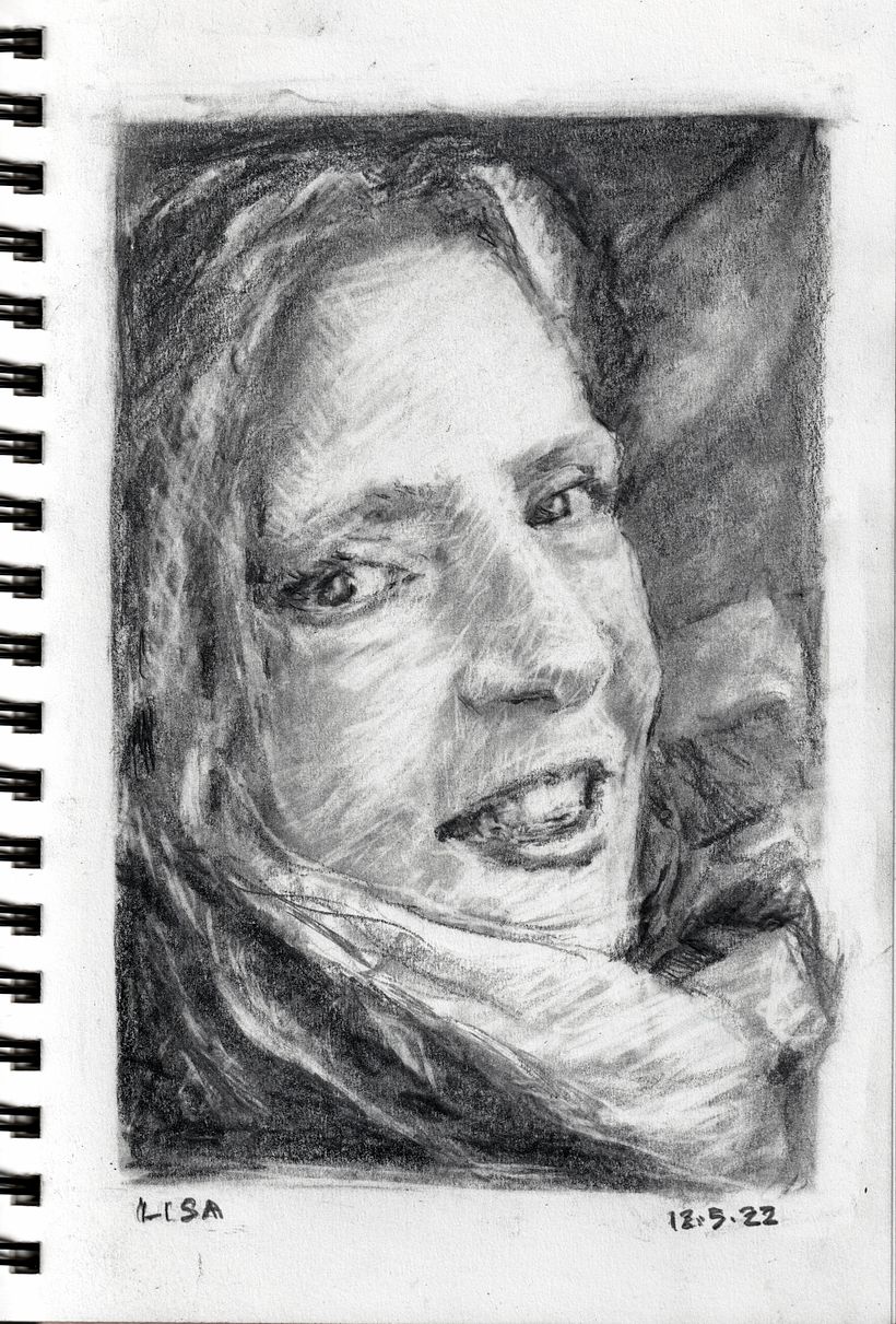 My project for course: Portrait Sketchbooking: Explore the Human Face 5