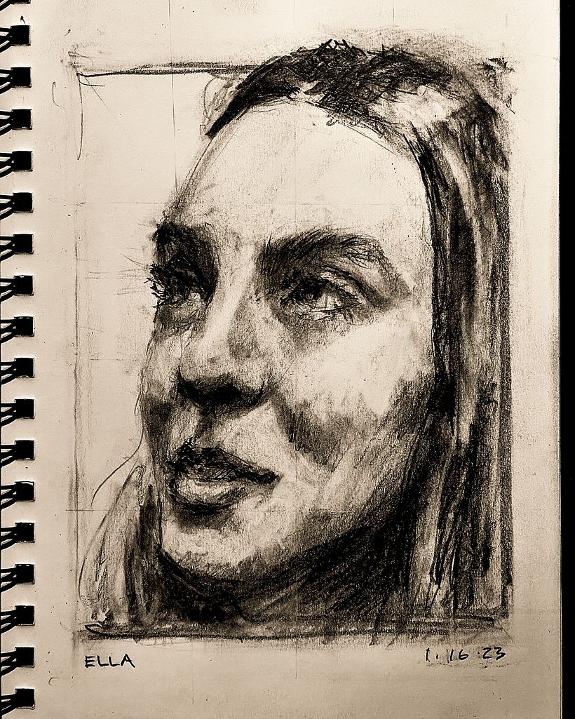My project for course: Portrait Sketchbooking: Explore the Human Face 2