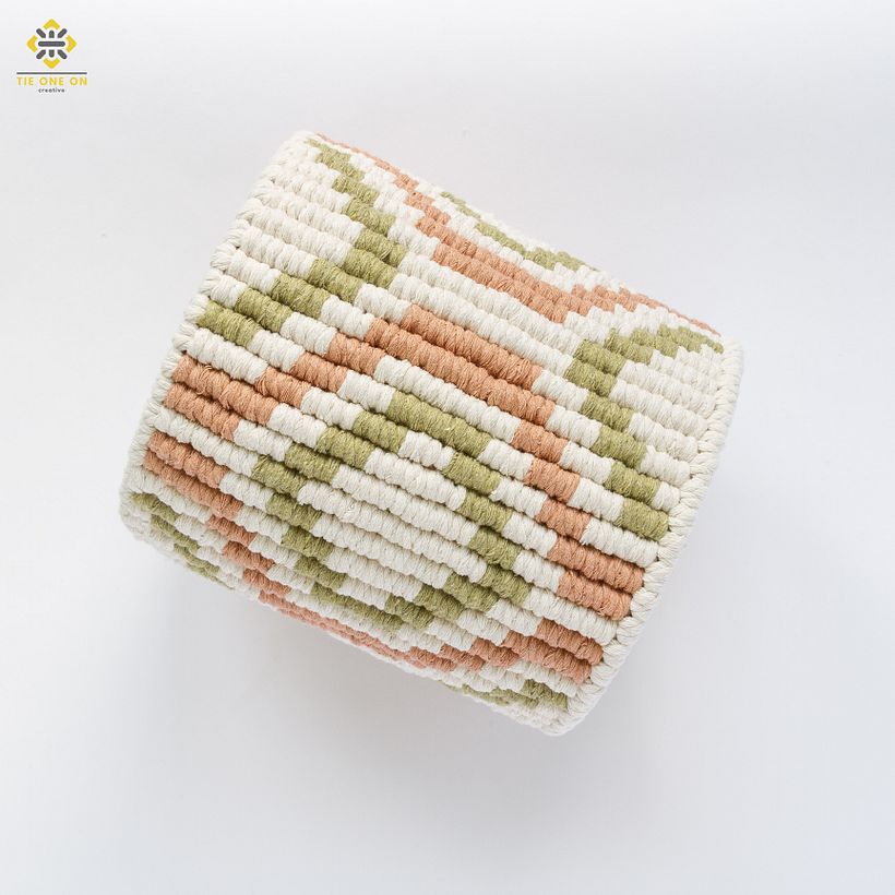 Glow Where You Grow Macramé Plant Pot Cover 3