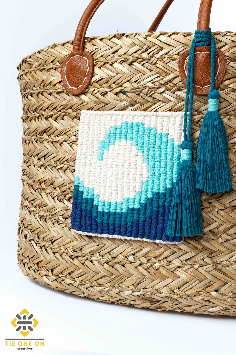 Beach, Please Macramé Tote Bag 1