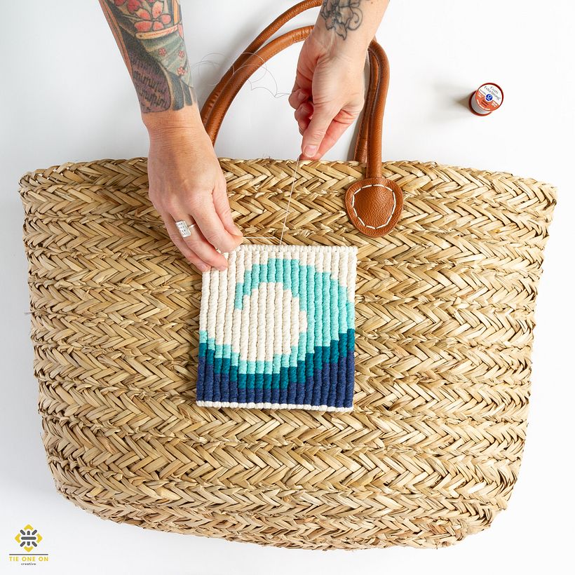Beach, Please Macramé Tote Bag 4