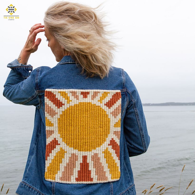 Sunsational Macramé Jean Jacket 2