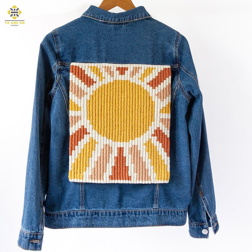 Sunsational Macramé Jean Jacket 3