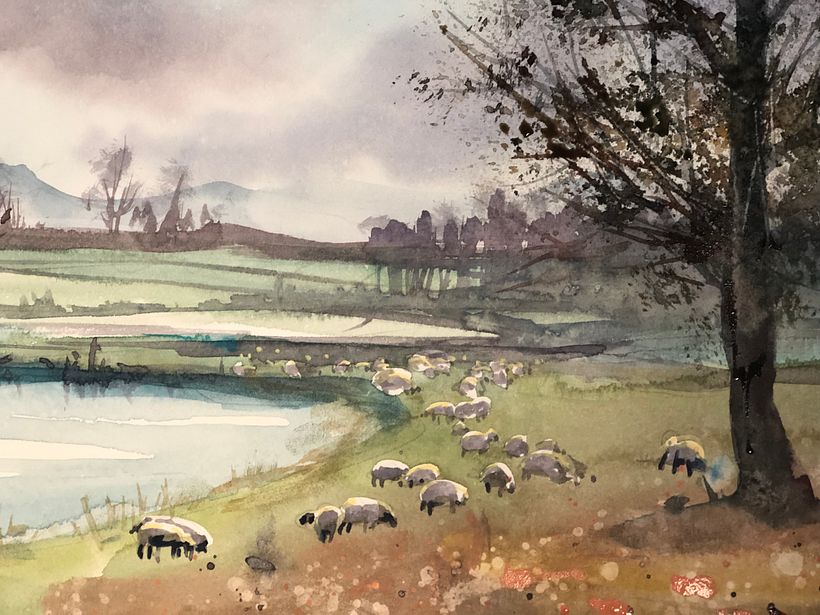 Mi proyecto final del curso: Pintar paisajes realistas en acuarela. 3