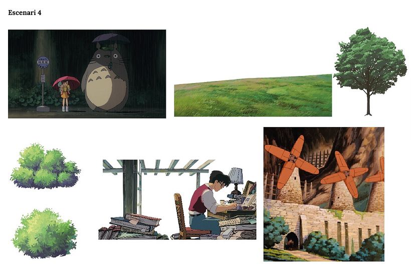 Studio Ghibli Proyecto Animacion en After Effects 4
