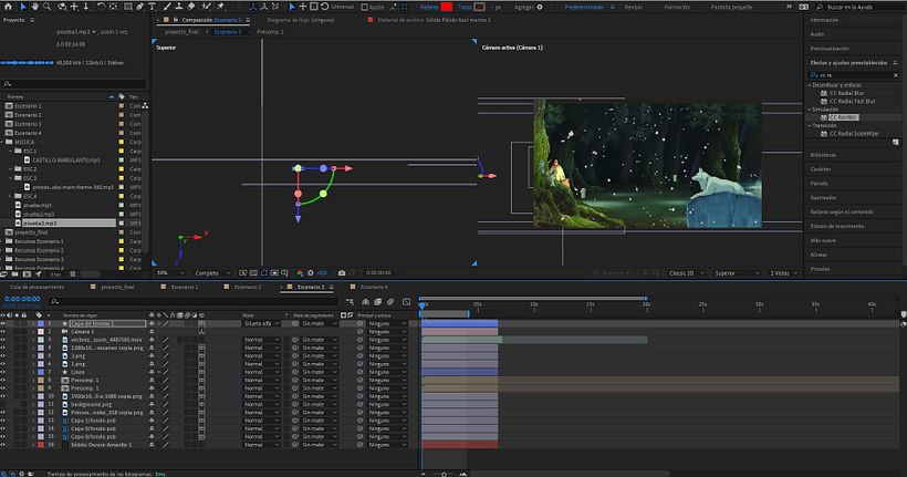 Studio Ghibli Proyecto Animacion en After Effects 11
