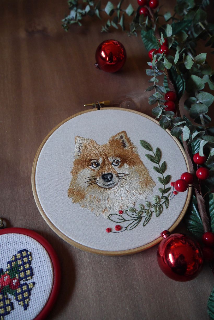 El retrato bordado de Rex 5