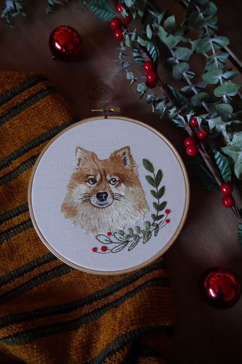 El retrato bordado de Rex 1