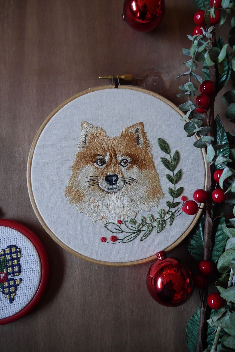 El retrato bordado de Rex 6