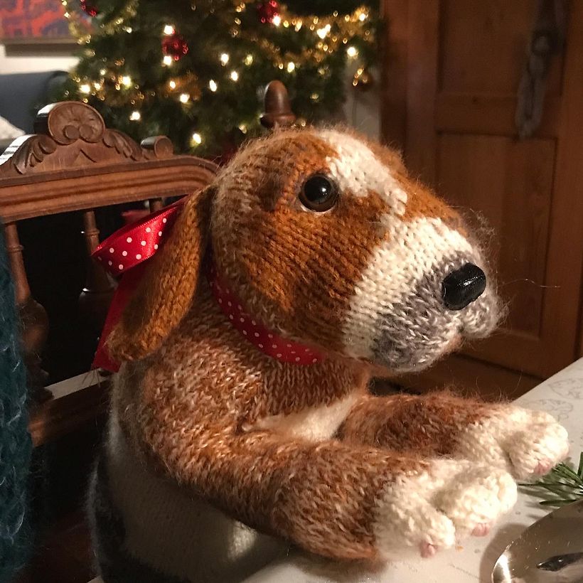 My project for course: Knitting Realistic Stuffed Animals: Make a Puppy from Yarn 2