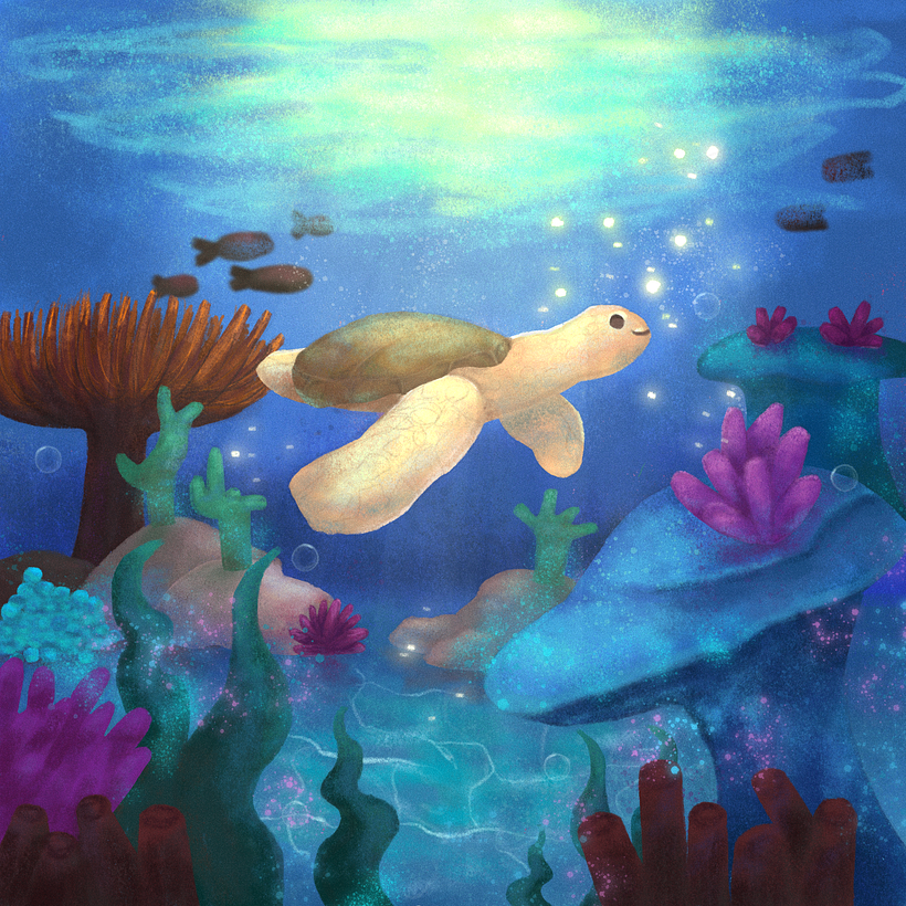 Meu projeto do curso: Cenas atmosféricas no Procreate: pinte com cores e luzes 1