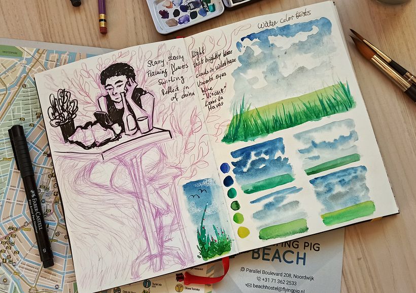 My project for course: Travel Log Illustration with Mixed Techniques 3