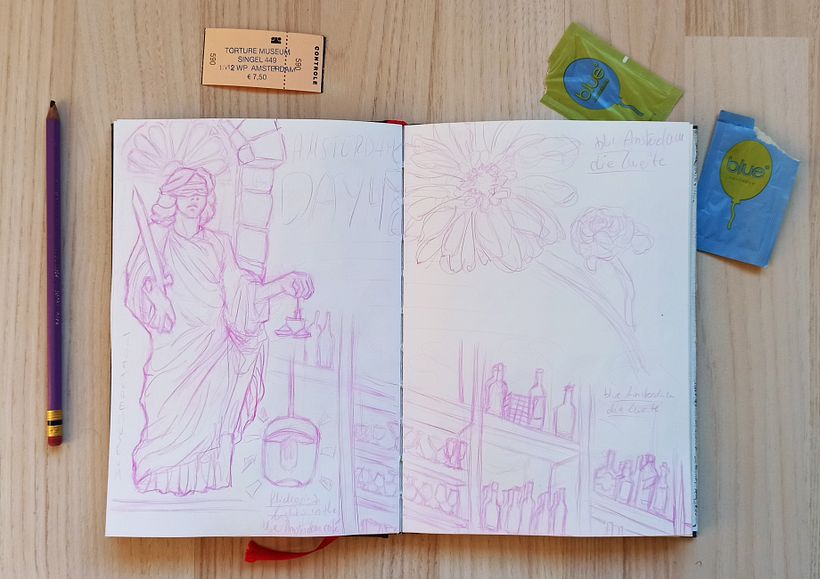 My project for course: Travel Log Illustration with Mixed Techniques 8