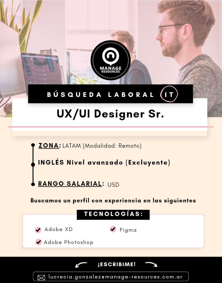 Busco un UI designer Latam 1