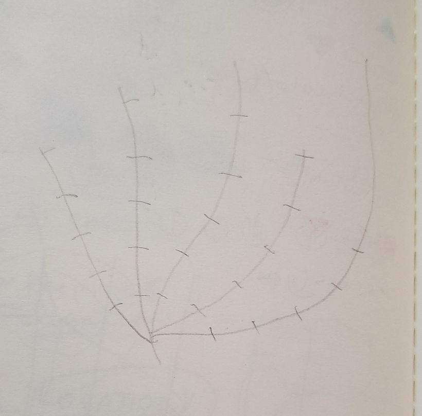 I did many quick sketches to brainstorm underlying architecture.