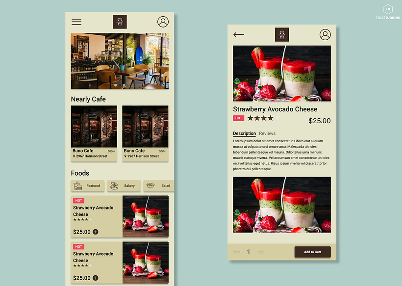 Mobile App - Baston Cafe 3