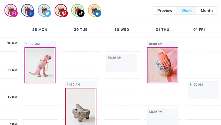 Later is an app to plan content on Instagram available on Apple and Android.
