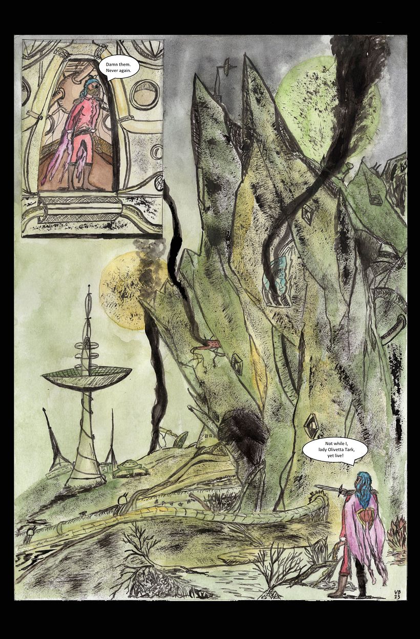 My project for course: Imaginary Worldbuilding for Comic Book Drawing 2