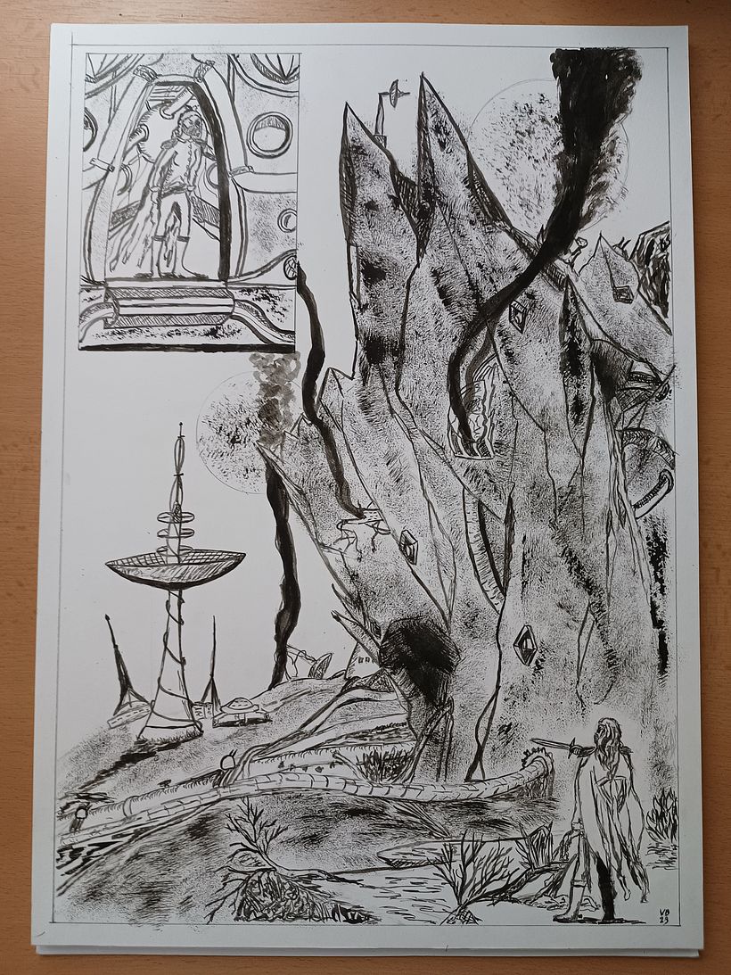 My project for course: Imaginary Worldbuilding for Comic Book Drawing 3