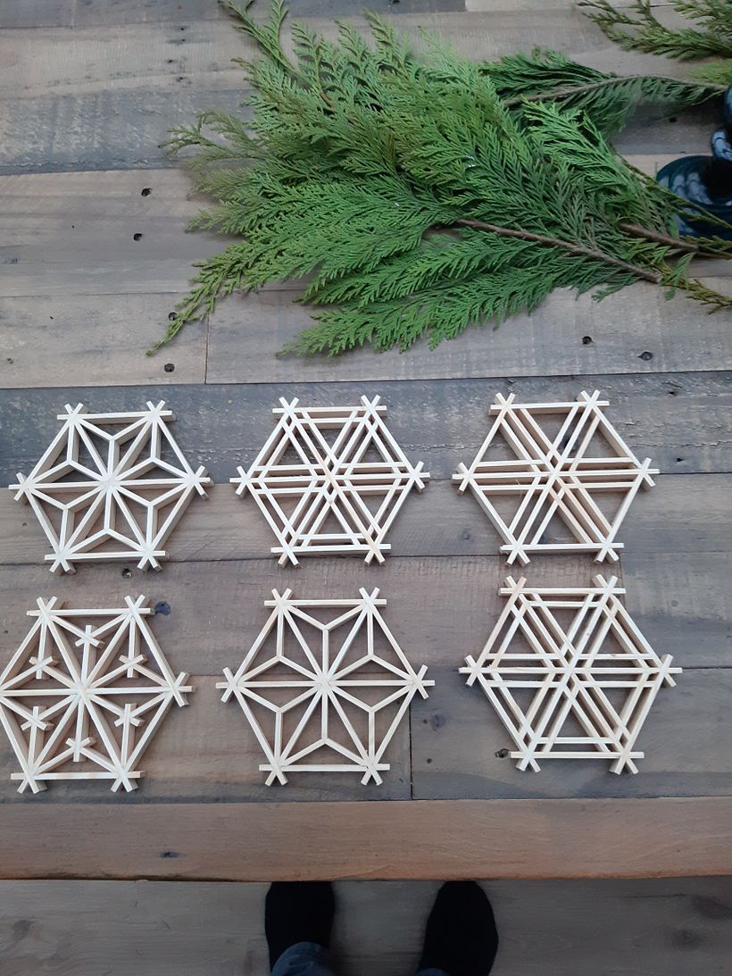 continuation of hexagonal bases