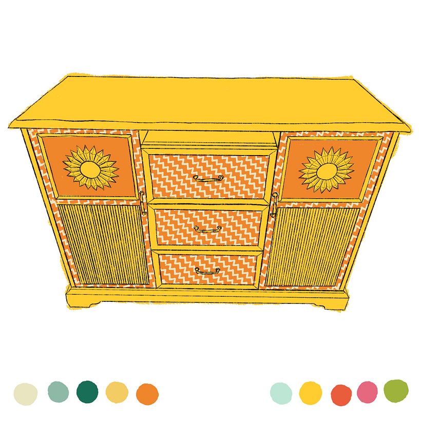 To było odważniejsze podejście do mojej koncepcji promieni słonecznych.