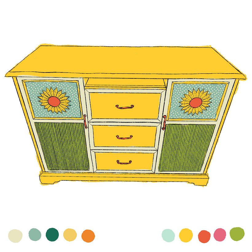 Ta opcja była próbą wykorzystania większej ilości palety kolorów. Mojemu mężowi bardzo się podobała, więc wybór był prosty.