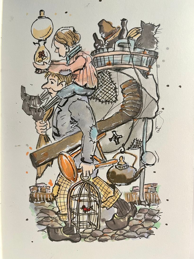 My project for course: Expressive Architectural Sketching with Colored Markers 11