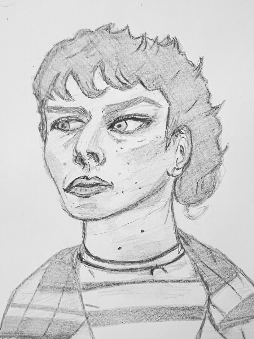 My project for course: Portrait Sketchbooking: Explore the Human Face - Esboçado