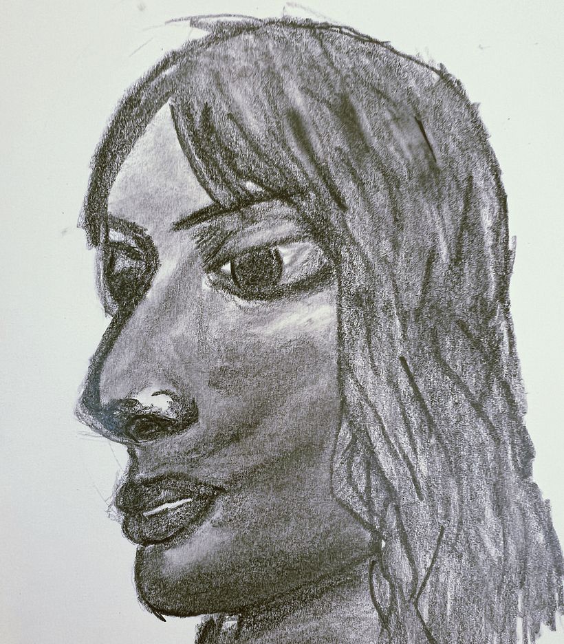My project for course: Portrait Sketchbooking: Explore the Human Face - Esboçado