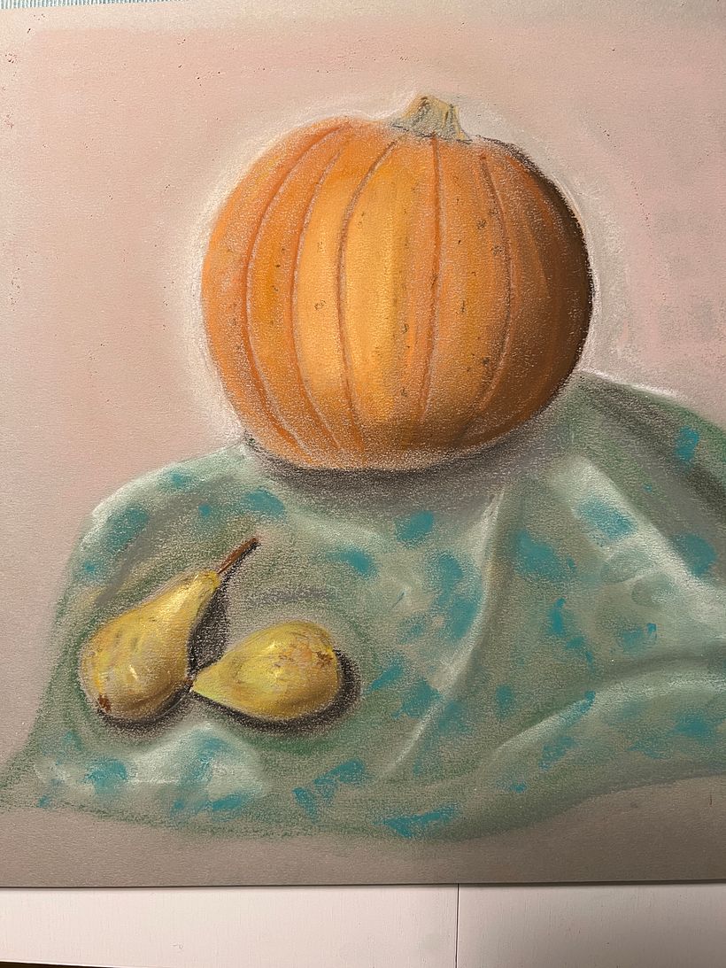 Still life soft pastels