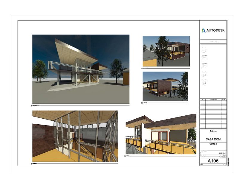 Mi proyecto del curso: Diseño y modelado arquitectónico 3D con Revit 1