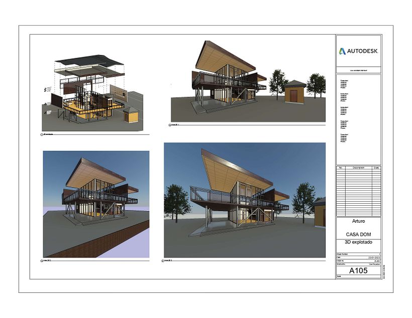 Mi proyecto del curso: Diseño y modelado arquitectónico 3D con Revit 2