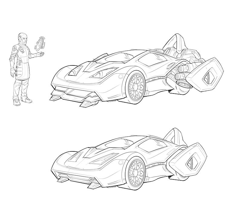 Vehicle and figure toy project  2