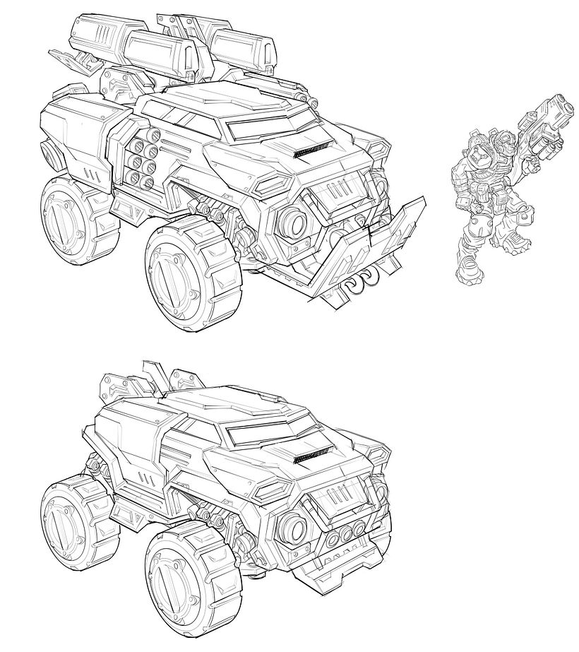 Vehicle and figure toy project  5