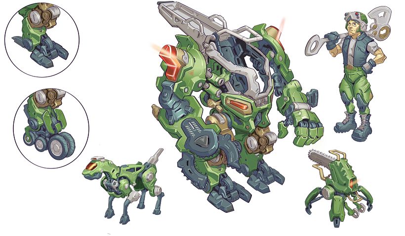 robot toy pitch for SpinMaster 5