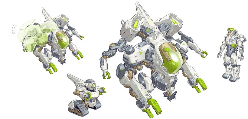 robot toy pitch for SpinMaster 6