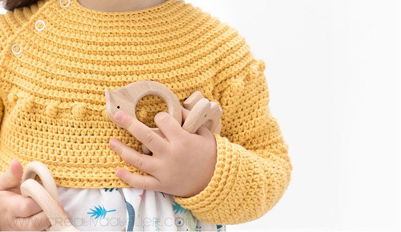 Jersey/Canesú Prehistoric de Crochet 5